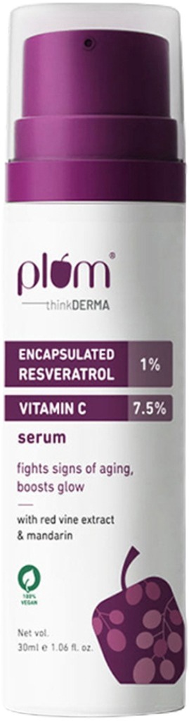 PLUM Thinkderma 1% Encapsulated Resveratrol & 7.5% Vitamin C Face Serum