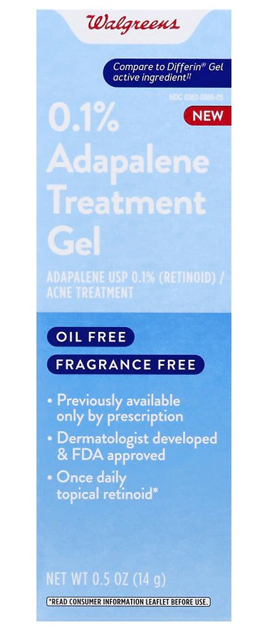 Walgreens 0.1% Adapalene Treatment Gel