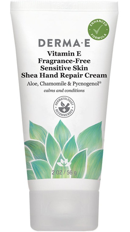 Derma E Vitamin E Fragrance Free Sensitive Skin Shea Body Lotion