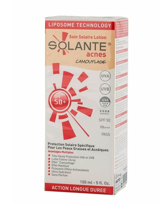 Solante Acnes Tinted SPF 50+ Sunscreen Lotion