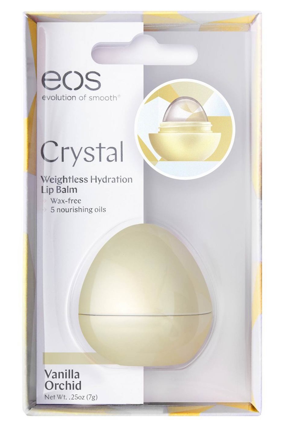 eos Crystal Vanilla Orchid Lip Balm