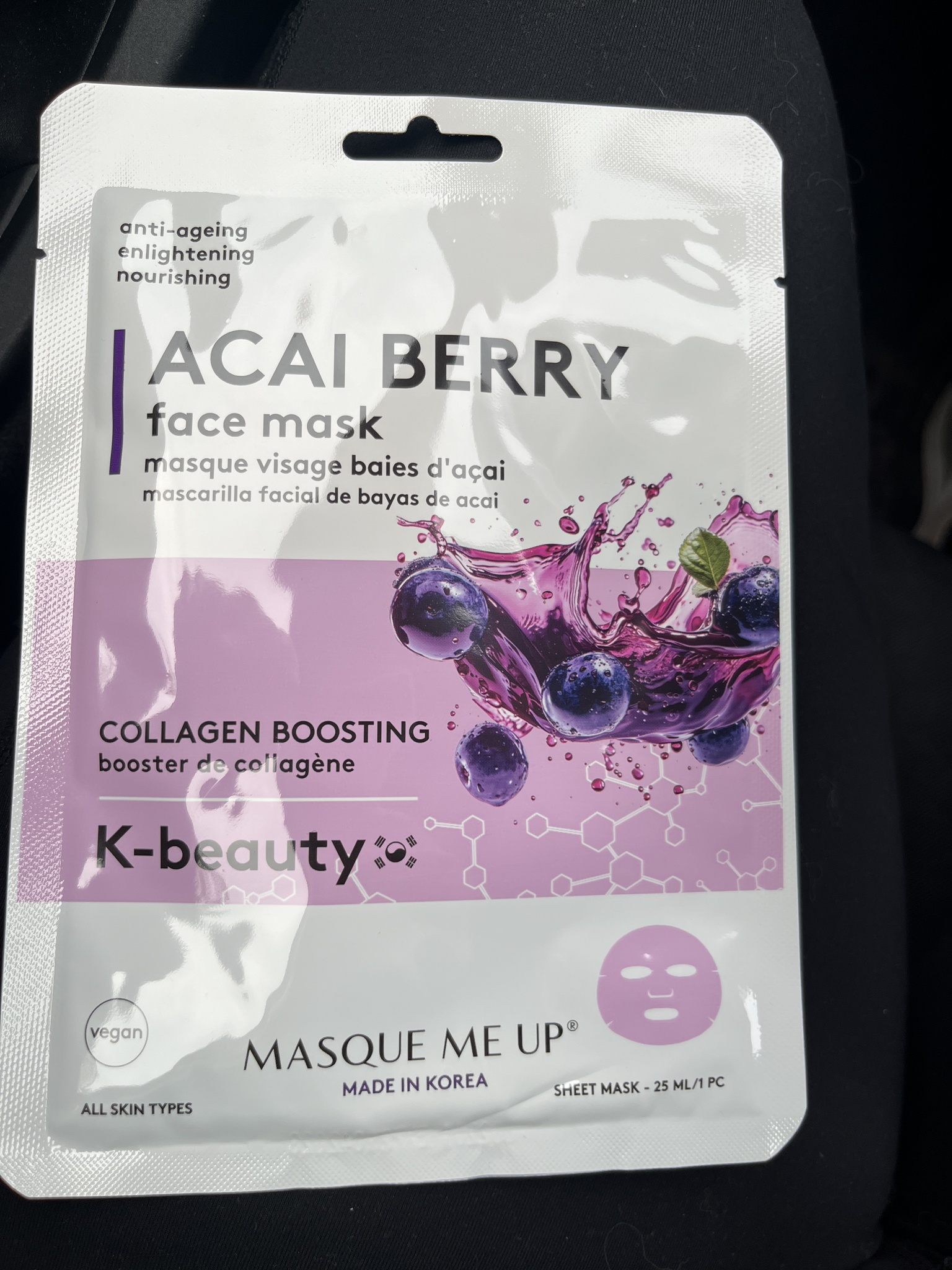 Masque Me Up Acai Berry Face Mask
