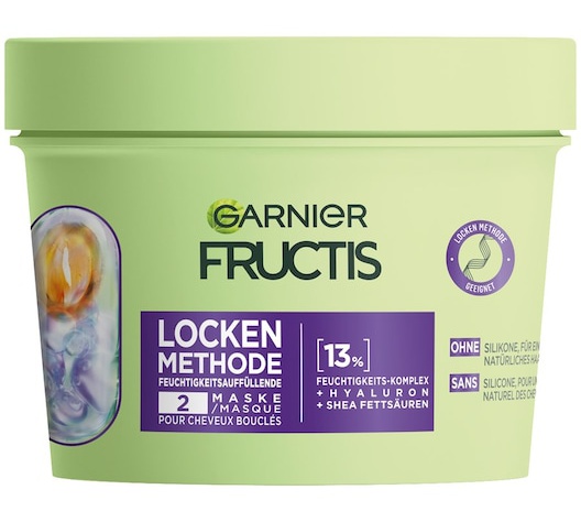 Garnier Fructis Locken Methode Feuchtigkeitsauffüllende Maske