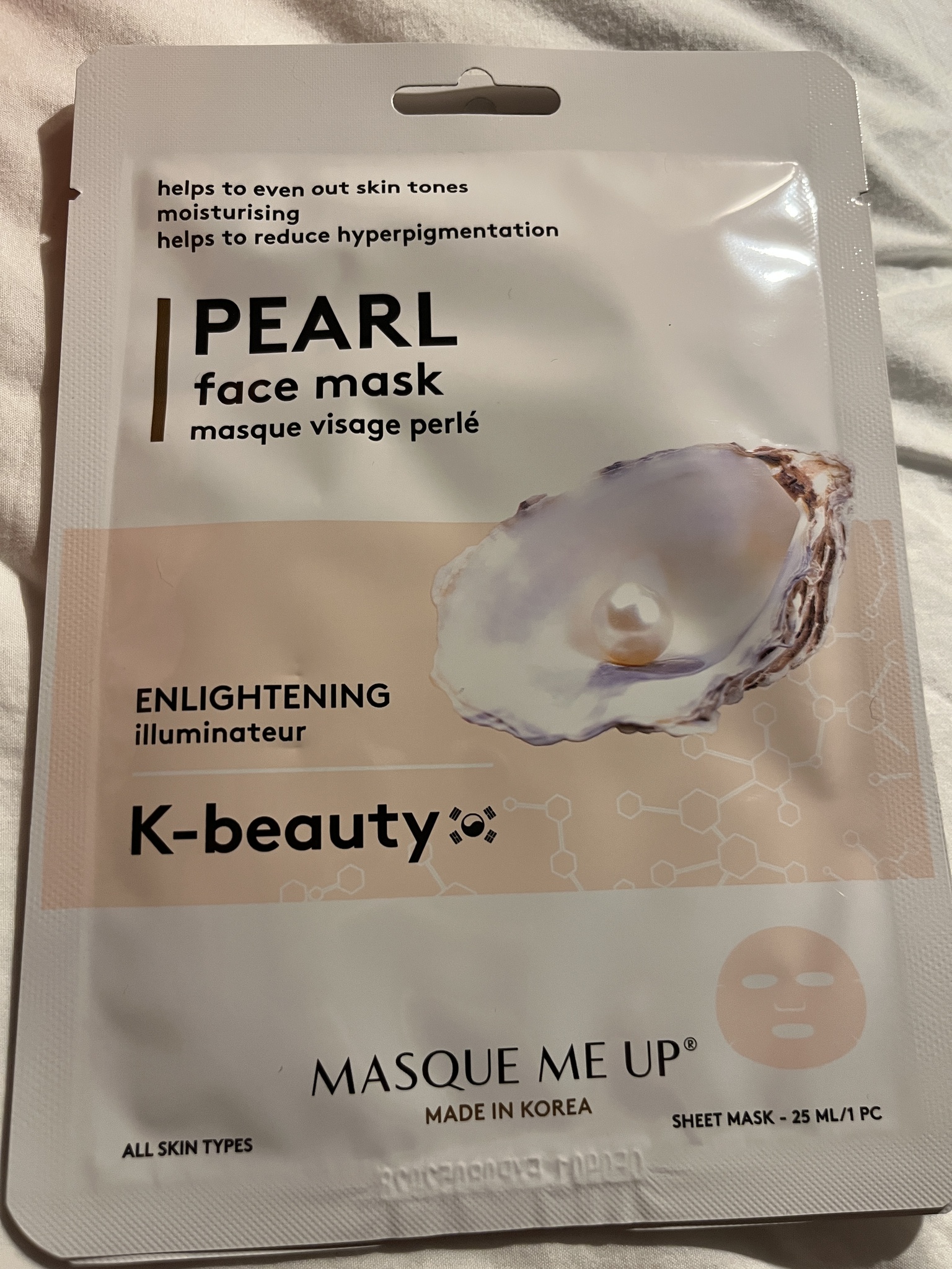 Masque Me Up Pearl Face Mask