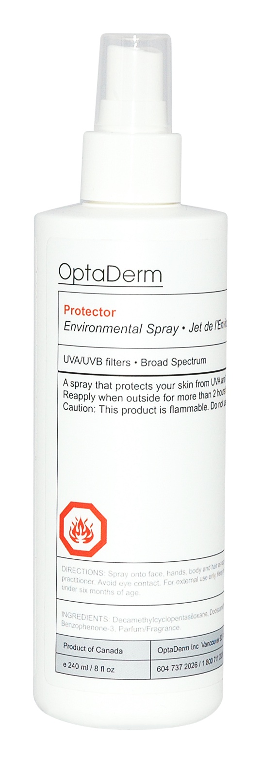 Optaderm Protector Environmental Spray
