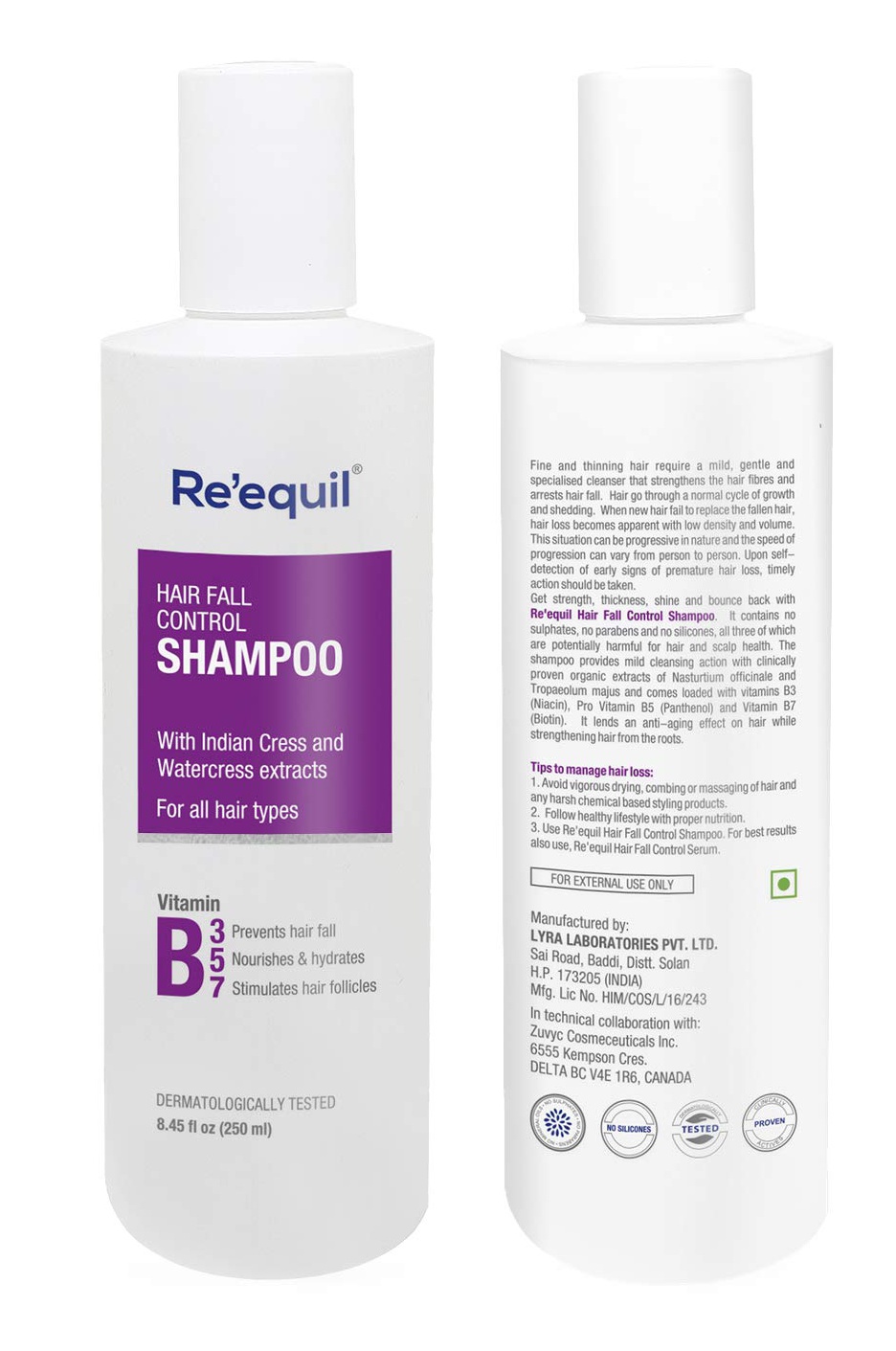 Re'equil Hair Fall Control Shampoo