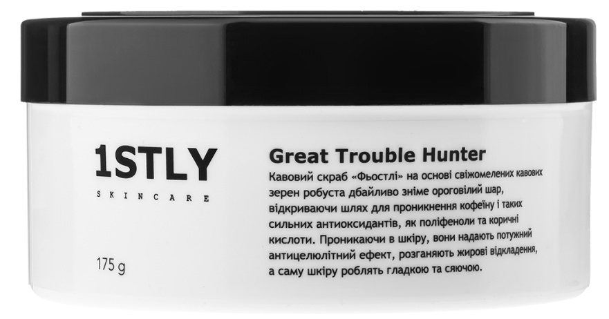 1STLY Skincare Great Trouble Hunter Scrub