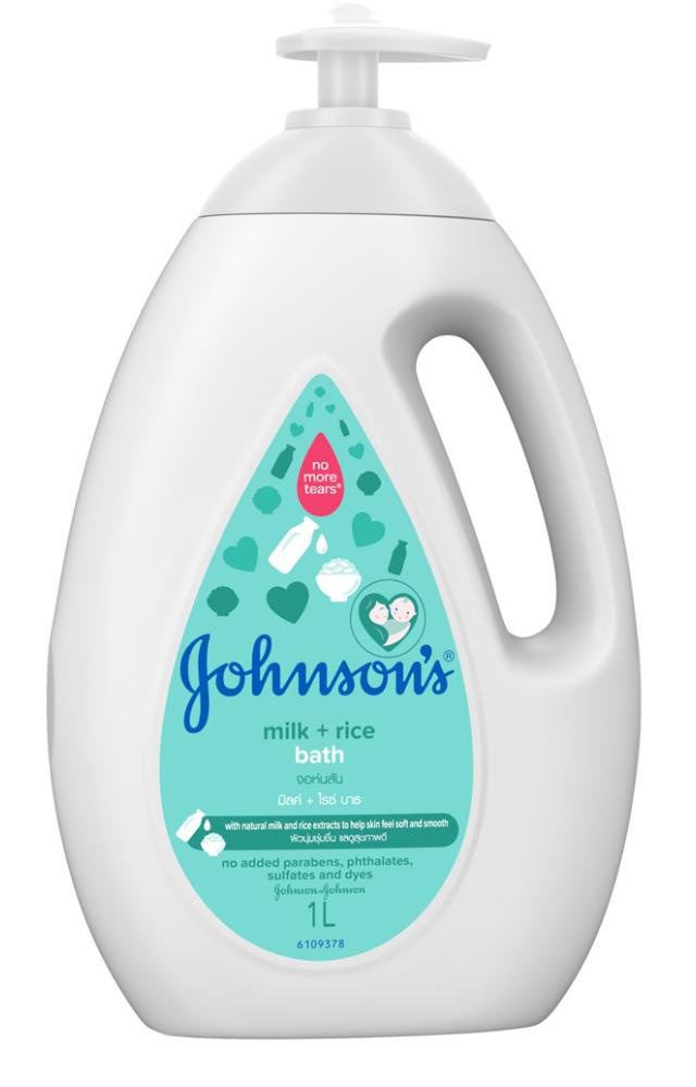 Johnson & Johnsons Milk + Rice Bath