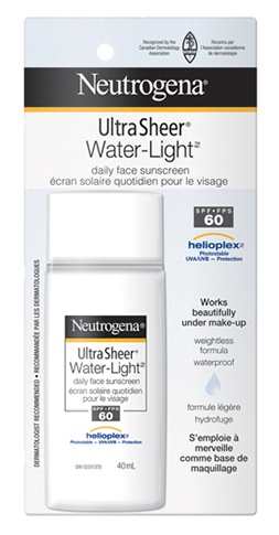 Neutrogena Ultra Sheer® Water-Light® Daily Face Sunscreen Spf 60 