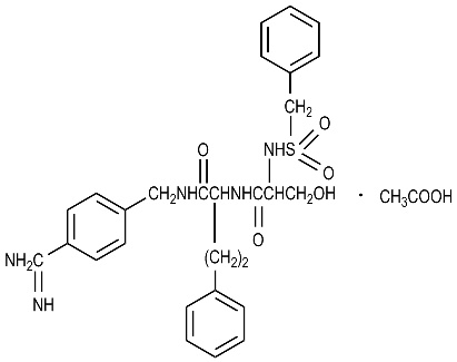 Amidinobenzyl Benzylsulfonyl D-Seryl Homophenylalaninamide Acetate