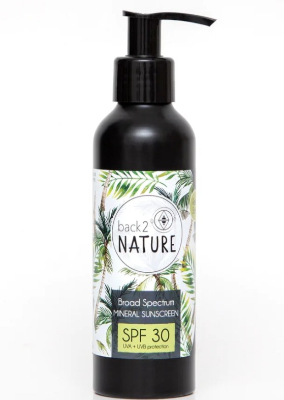 Back 2 Nature Broad Spectrum Mineral SPF 30 Sunscreen