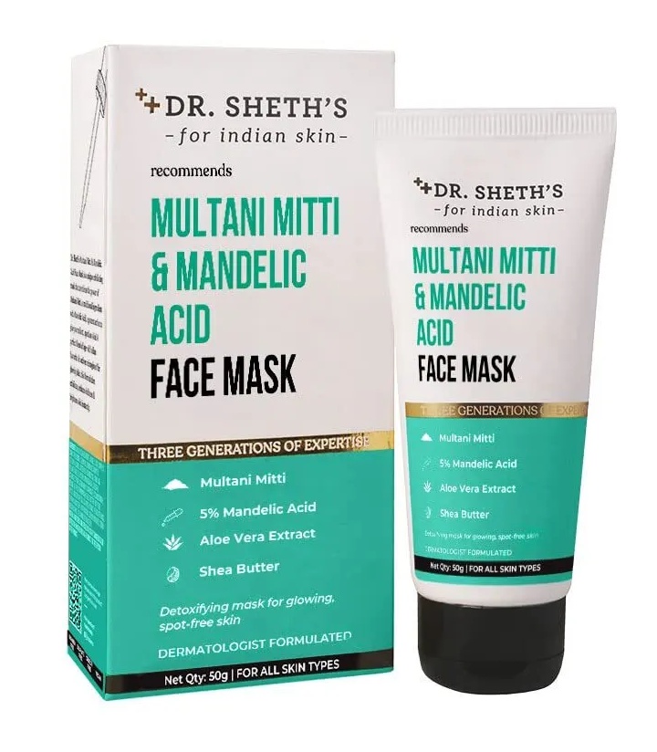 Dr Sheth Multani Mitti And Mandelic Acid Face Mask