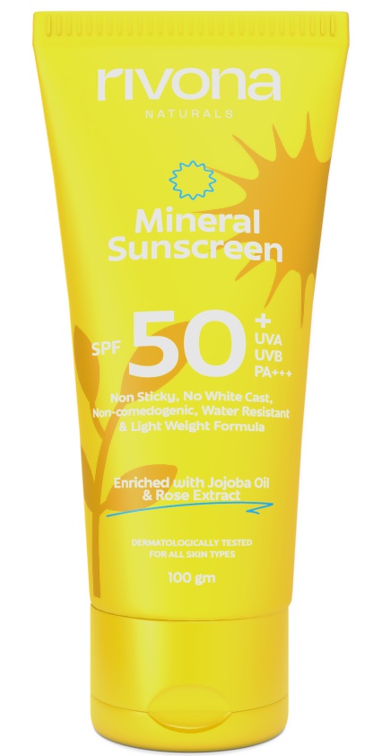 rivona naturals Mineral Sunscreen SPF 50
