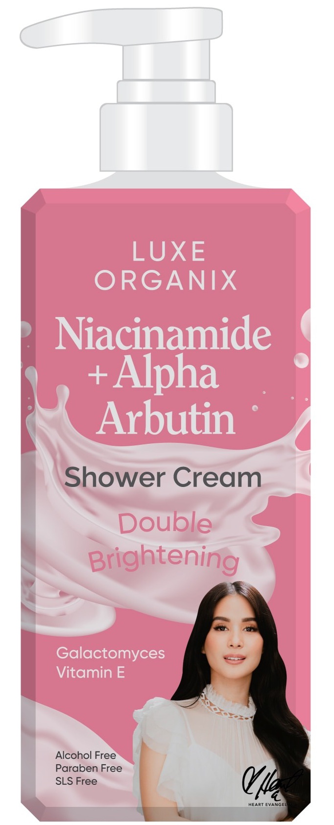 Luxe Organix Niacinamide + Alpha Arbutin Shower Cream