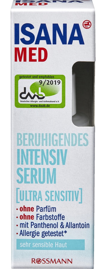 Isana Med Beruhigendes Intensiv Serum Ultra Sensitiv