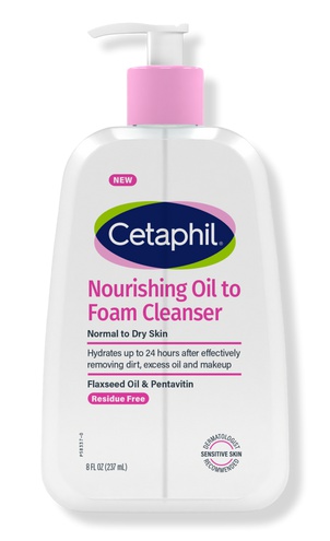 Cetaphil Nourishing Oil To Foam Cleanser