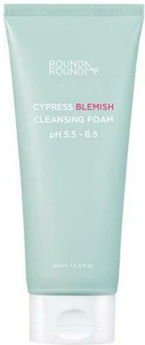 Round A'Round Cypress Blemish Cleansing Foam