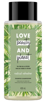 Love beauty and planet Tea Tree Oil And Vetiver Clarifying Shampoo