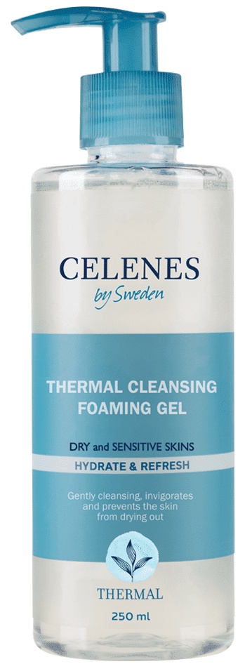 Celenes Thermal Cleansing Foaming Gel For Dry And Sensitive Skin