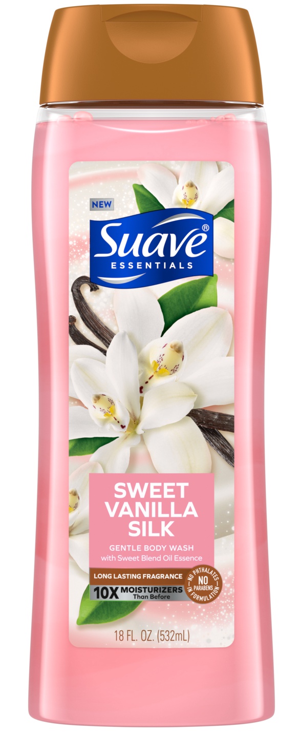 Suave Sweet Vanilla Silk Body Wash