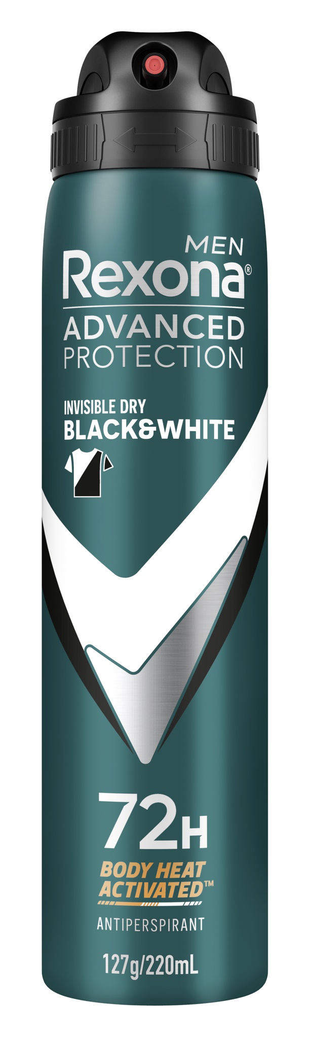 Rexona Men Advanced Protect Invisible Dry Black + White Antiperspirant Spray