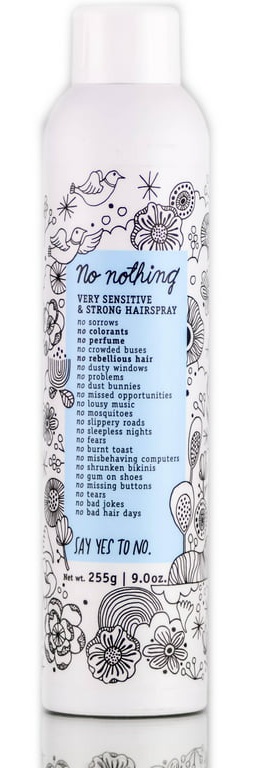 No Nothing Sensitive Strong Hold Hairspray