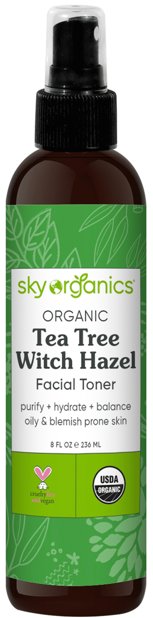 Sky Organics Organic Tea Tree Witch Hazel Toner