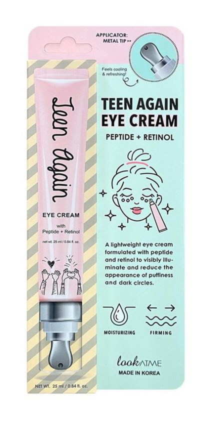 Lookatme Teen Again Eye Cream Peptide+retinol