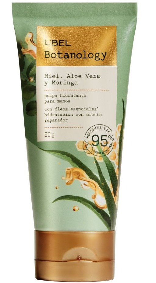 L'BEL Pulpa Hidratante De Manos Miel, Aloe Vera Y Moringa