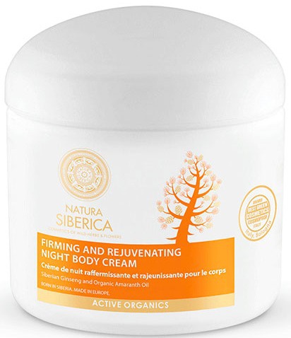 Natura Siberica Firming And Rejuvenating Night Body Cream