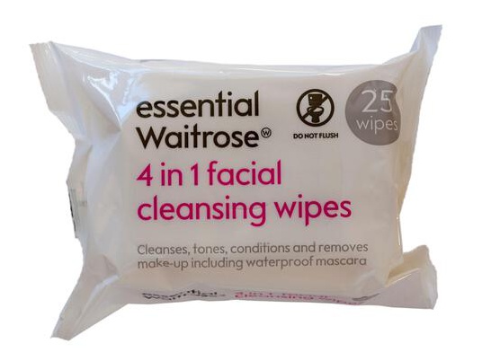 Waitrose 4 In 1 Facial Cleansing Wipes