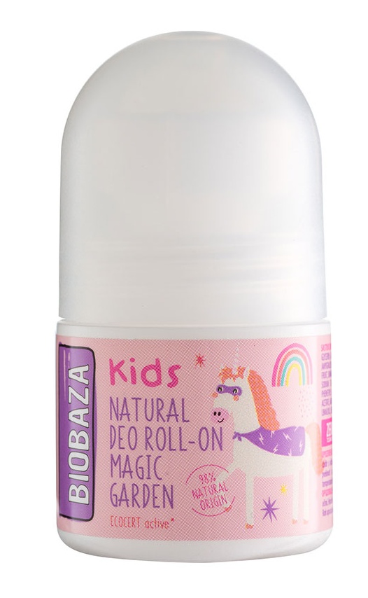 Biobaza Kids Natural Deo Roll-On, Magic Garden