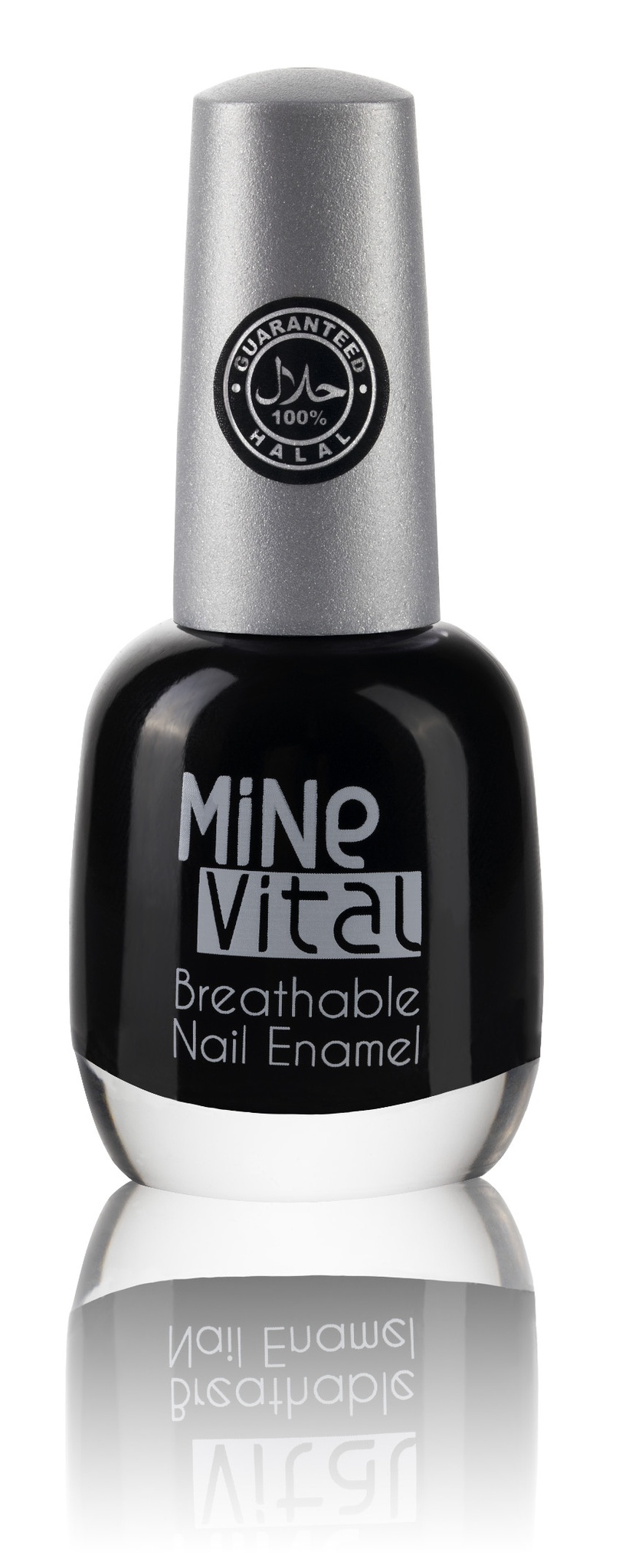 MineVital Breathable Nail Polish - Coal