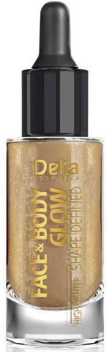 Delia Cosmetics Face & Body Glow Shape Defined Highlighter