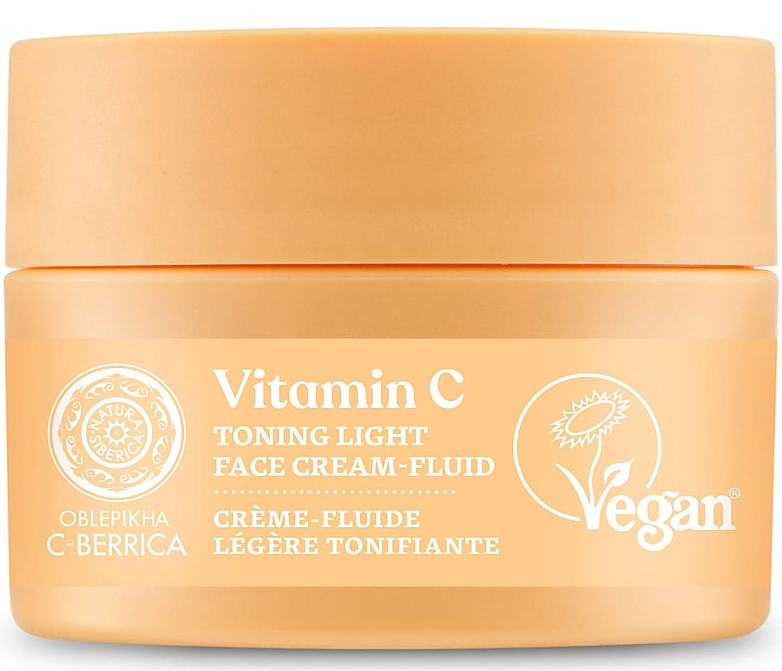 Natura Siberica Oblepikha C-Berrica Vitamin C Toning Light Face Cream-Fluid
