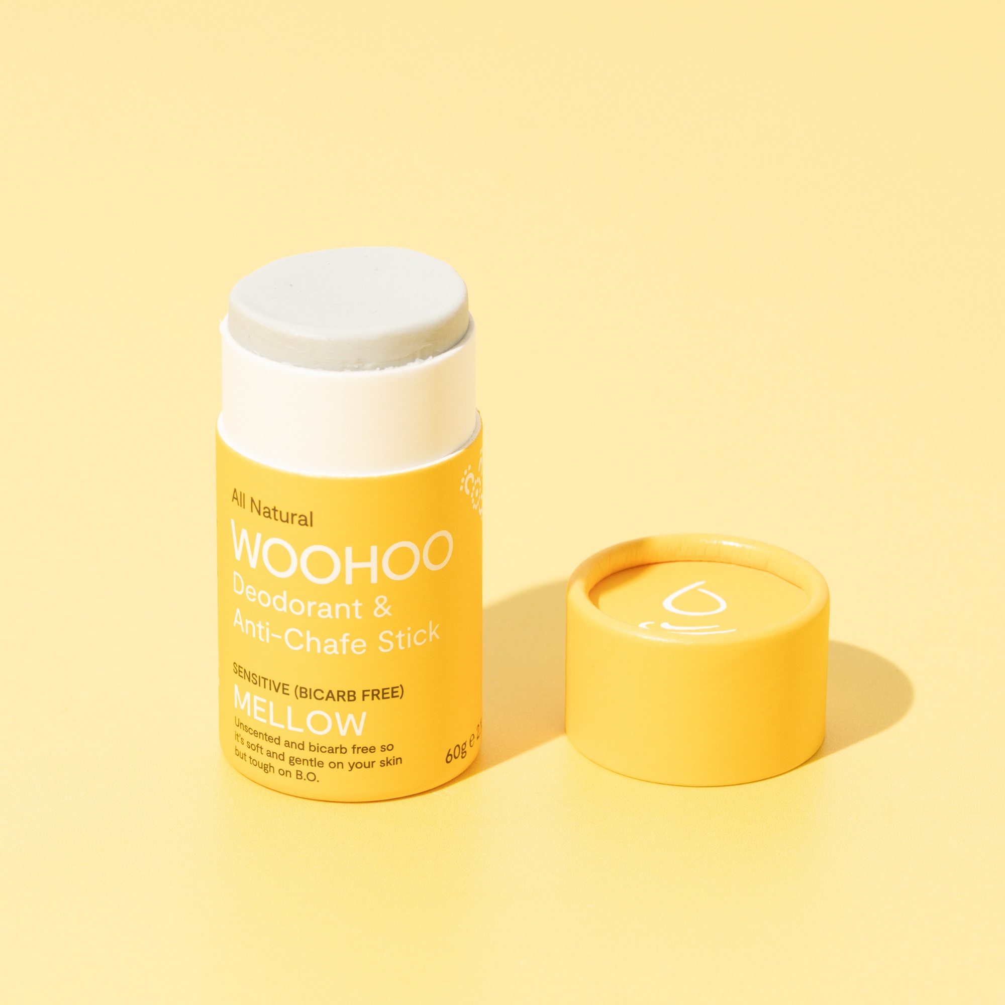 Woohoo Natural Deodorant & Anti-chafe Stick (mellow)