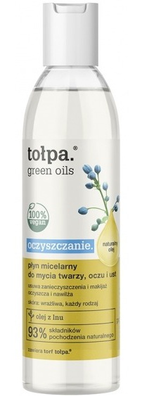 TOŁPA Green Oilscleansing Micellar Liquid For Washing The Face, Eyes And Mouth