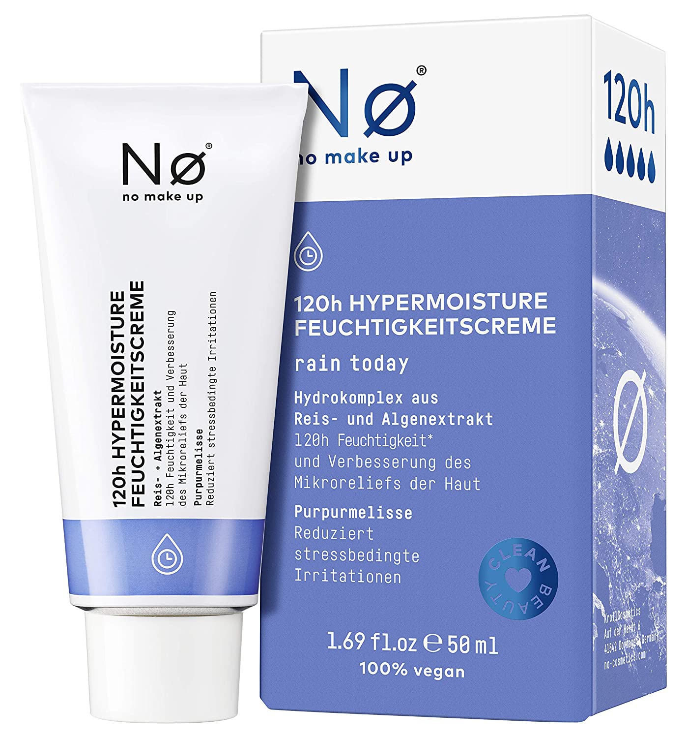 Nø no make up 120h Hypermoisture Feuchtigkeitscreme