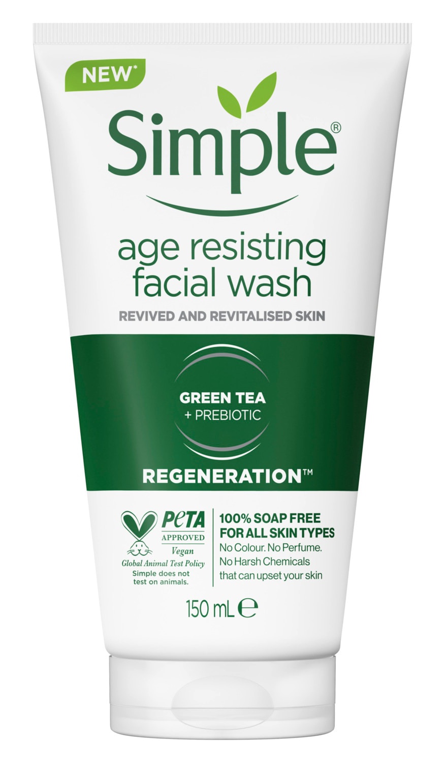 Simple Kind To Skin Age Resisting Facial Wash