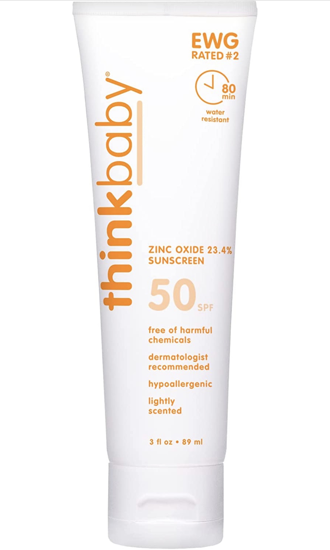Thinkbaby SPF 50+ Baby Sunscreen- Safe