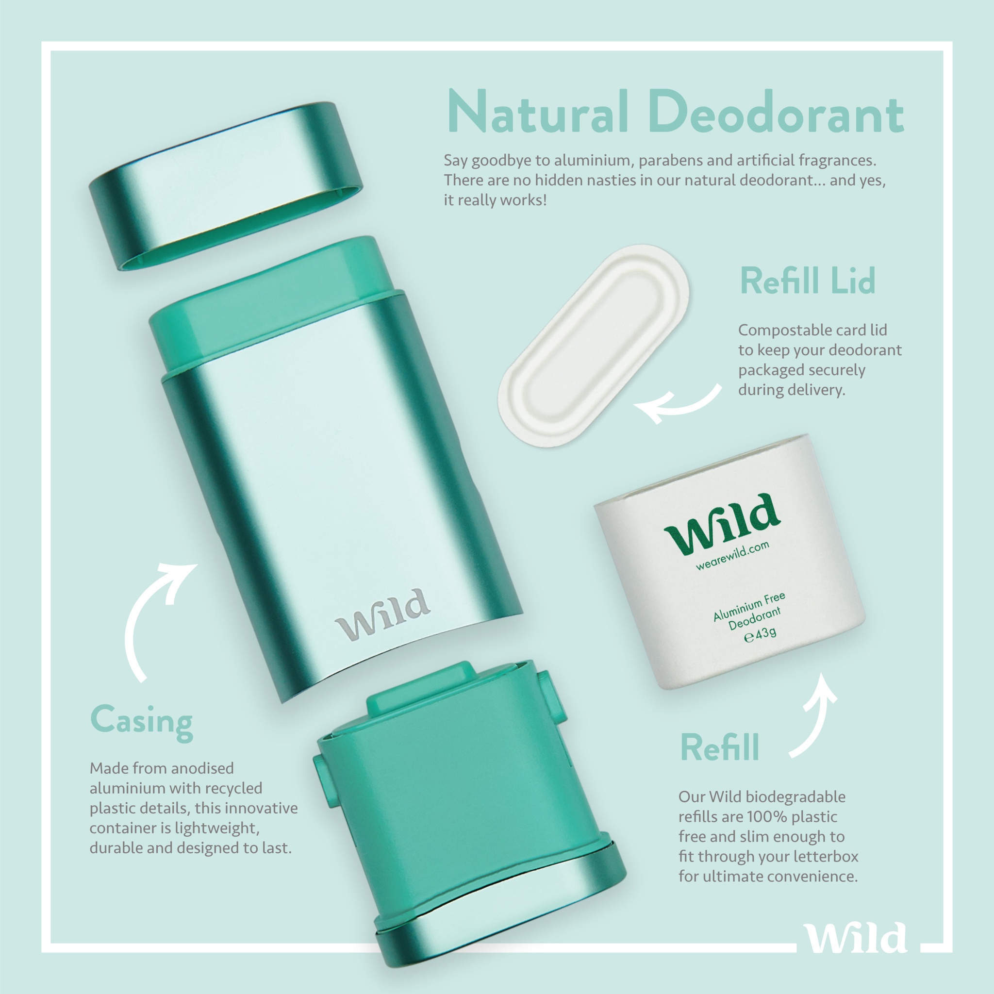 Wild Mint & Eucalyptus Deodorant