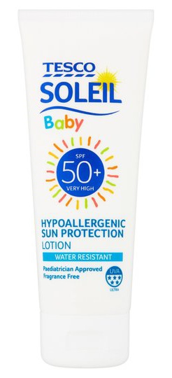 Tesco Soleil Baby Sun Protection Lotion Spf 50+