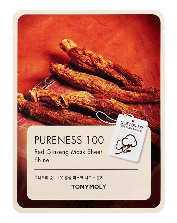 TonyMoly Pureness 100 Red Ginseng Mask Sheet