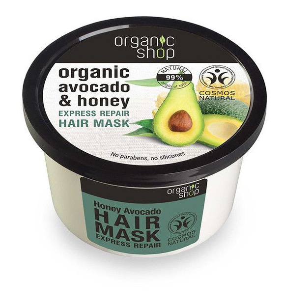 Organic Shop Organic Avocado And Honey Hair Mask