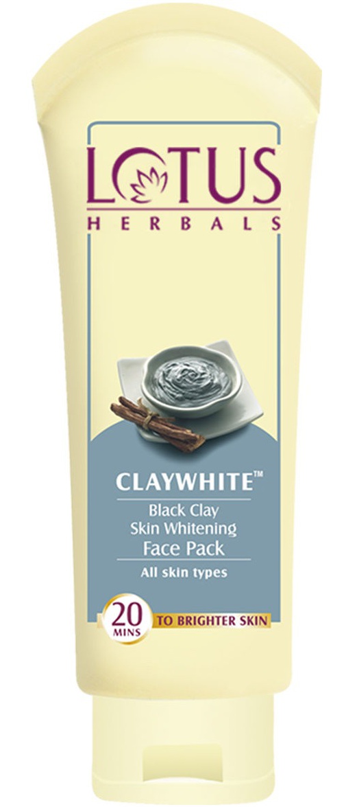 Lotus Herbals Black Clay Skin Whitening Face Pack