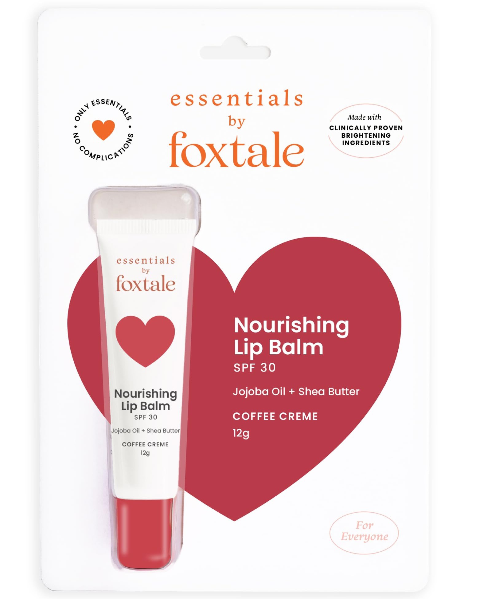 Foxtale Coffee Creme Tinted Lip Balm