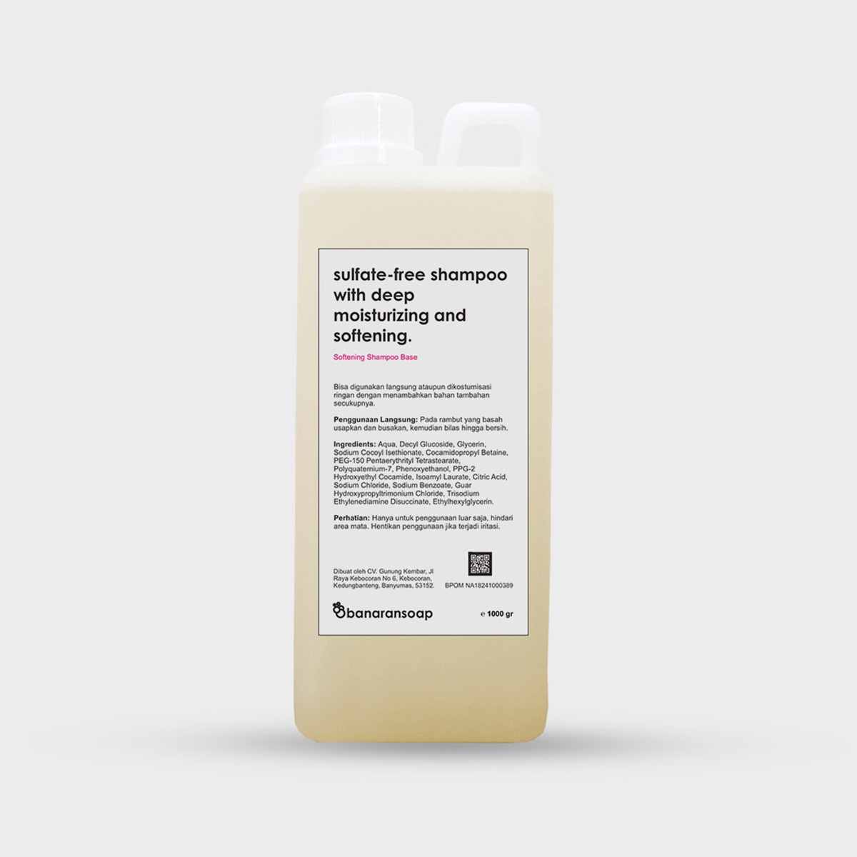 banaransoap Softening Shampoo Base