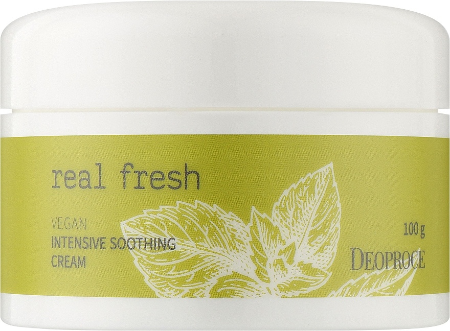 Deoproce Real Fresh Vegan Intensive Soothing Cream