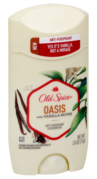 Old Spice Oasis Antiperspirant & Deodorant With Vanilla Notes