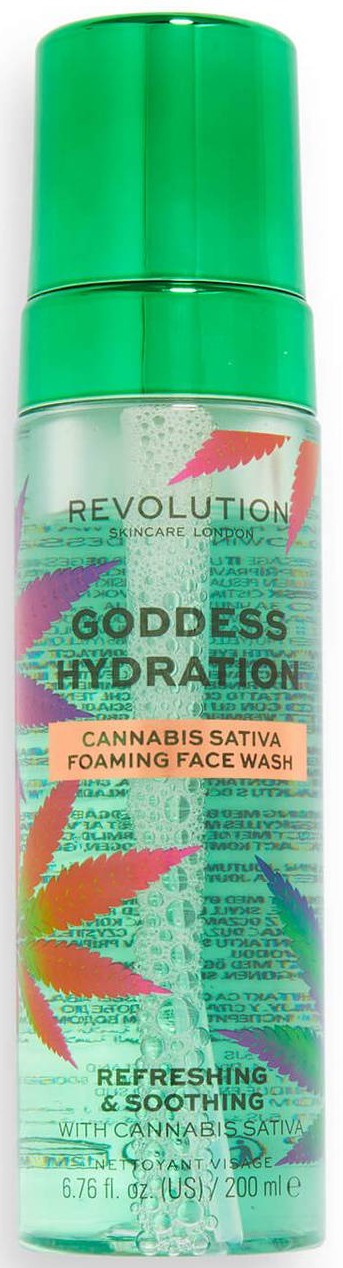 Revolution Skincare Goddess Hydration Cannabis Sativa Foaming Face Wash